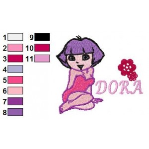 Dora Young Embroidery Design 02